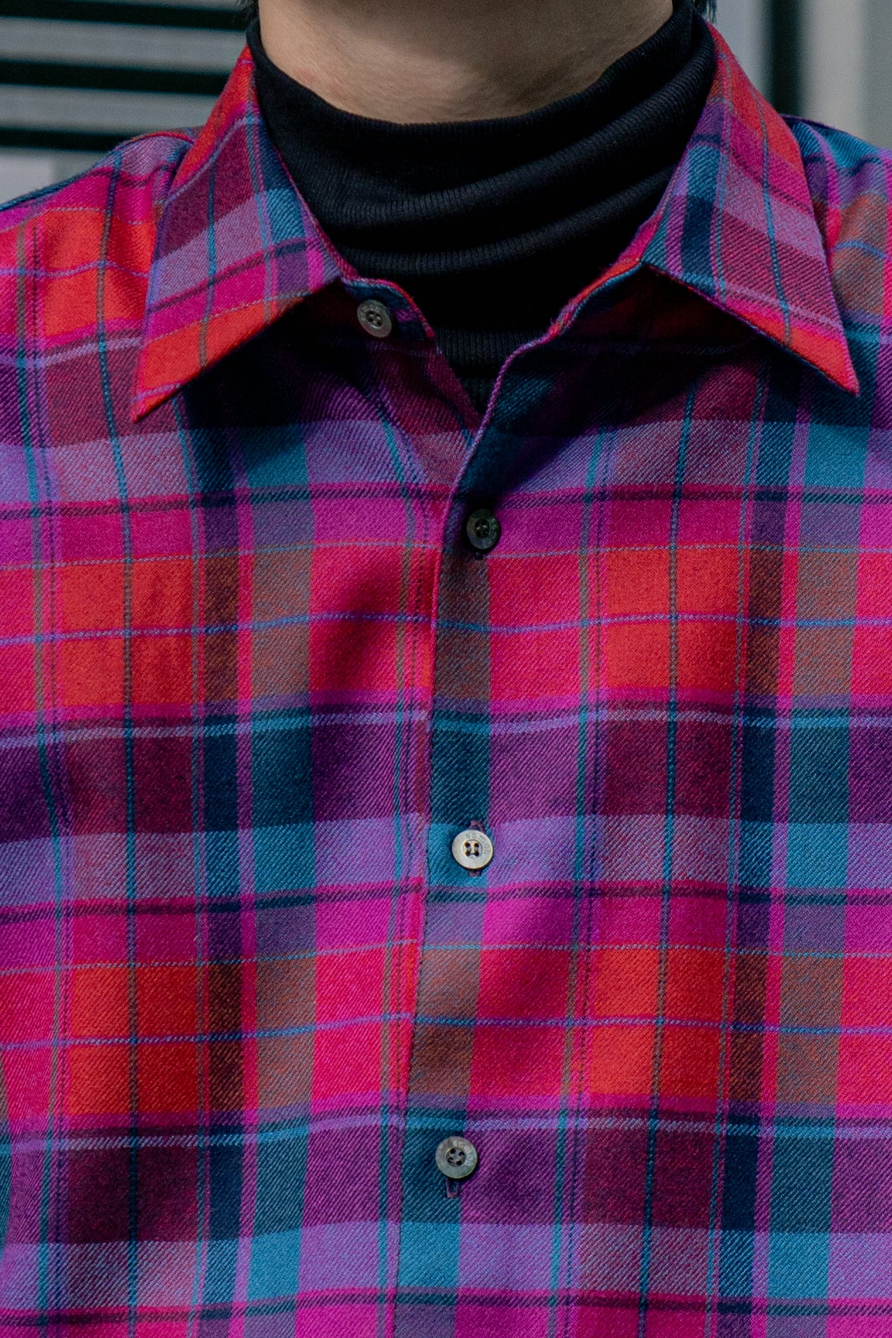 Wool Check Shirt