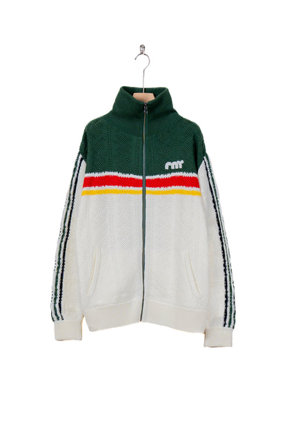 KNITTING TRACK JACKET