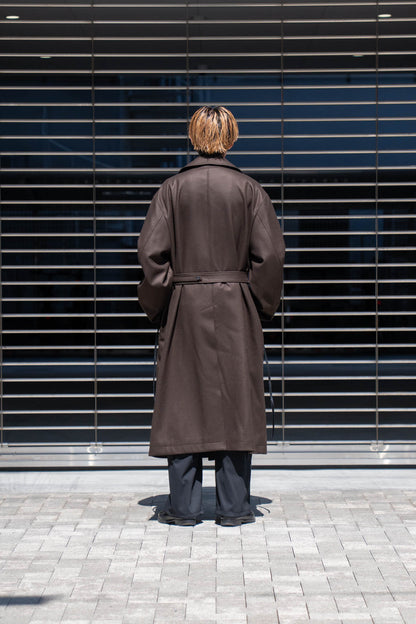 DOUBLE LAPELED DOUBLE BREASTED COAT(ST.1209)
