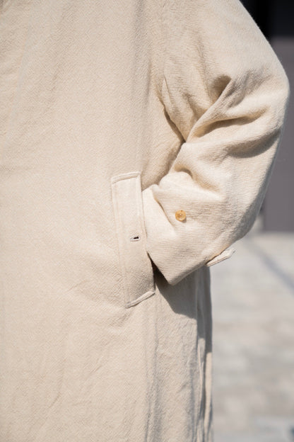 Classic Wool Balmacaan Coat