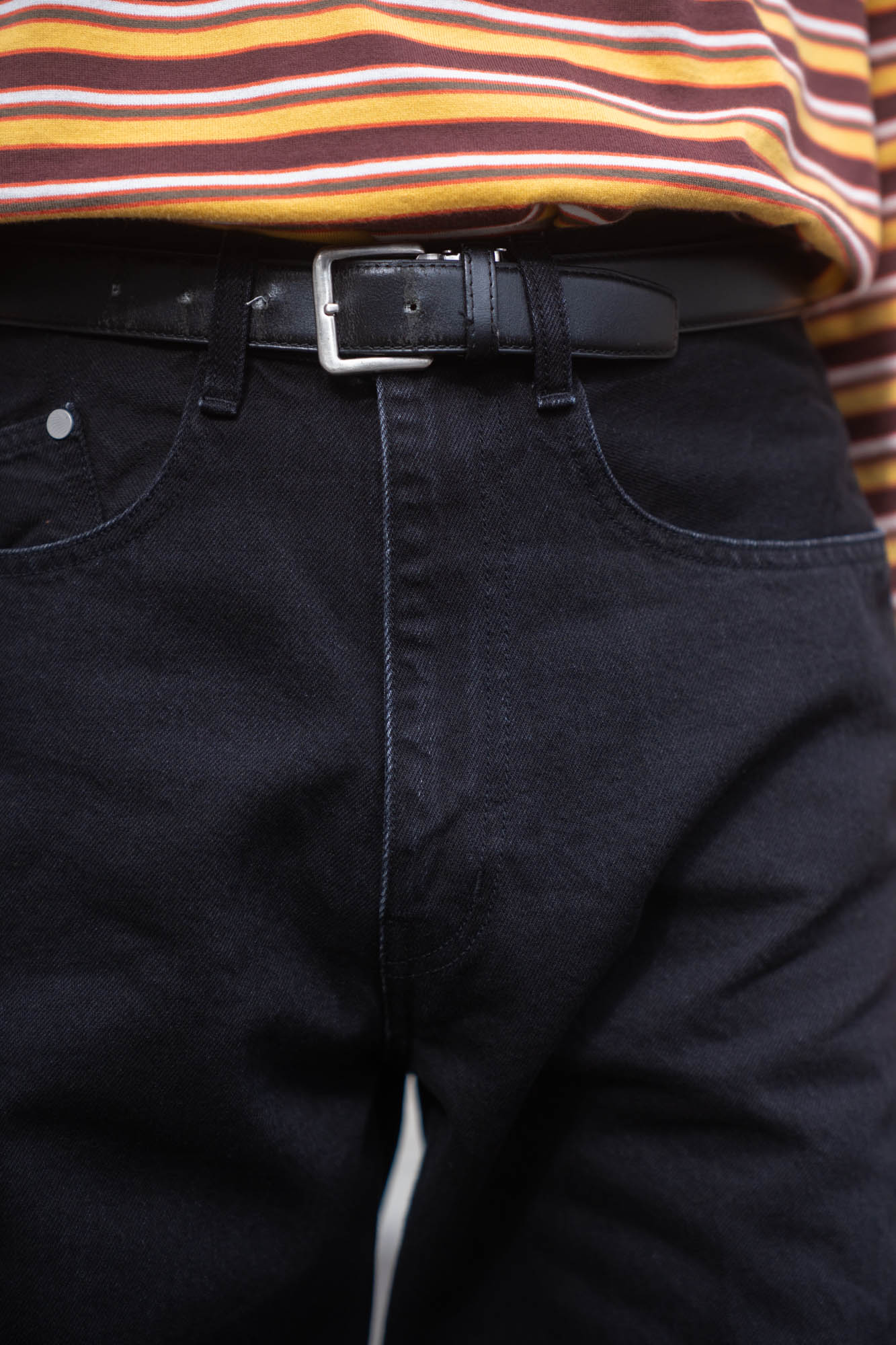 3D TWISTED WIDE LEG JEANS