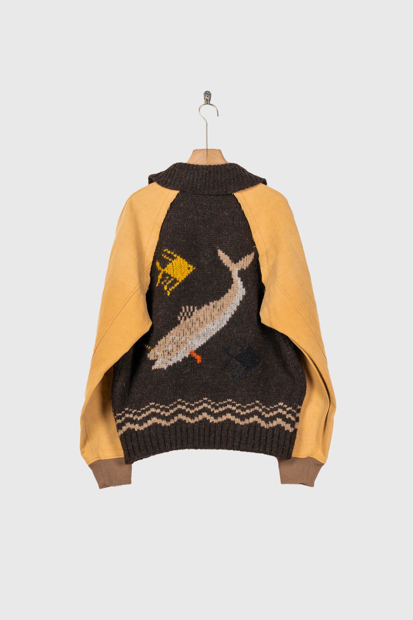 Combination cowichan sweater