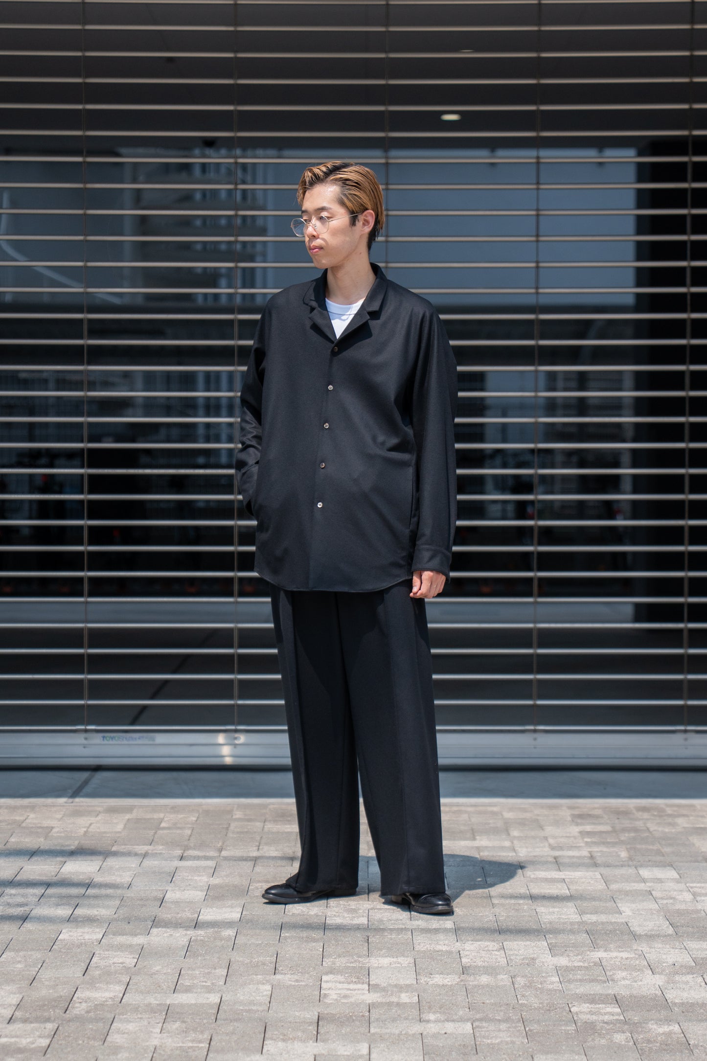 SHIRT JACKET IN WOOL FLANNEL