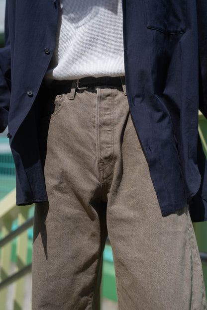 DEFORMATION WIDE COLOR DENIM PANTS(ST.1565)