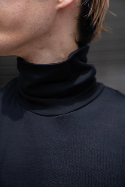 MERINO WOOL HIGH NECK L/S T-SHIRT