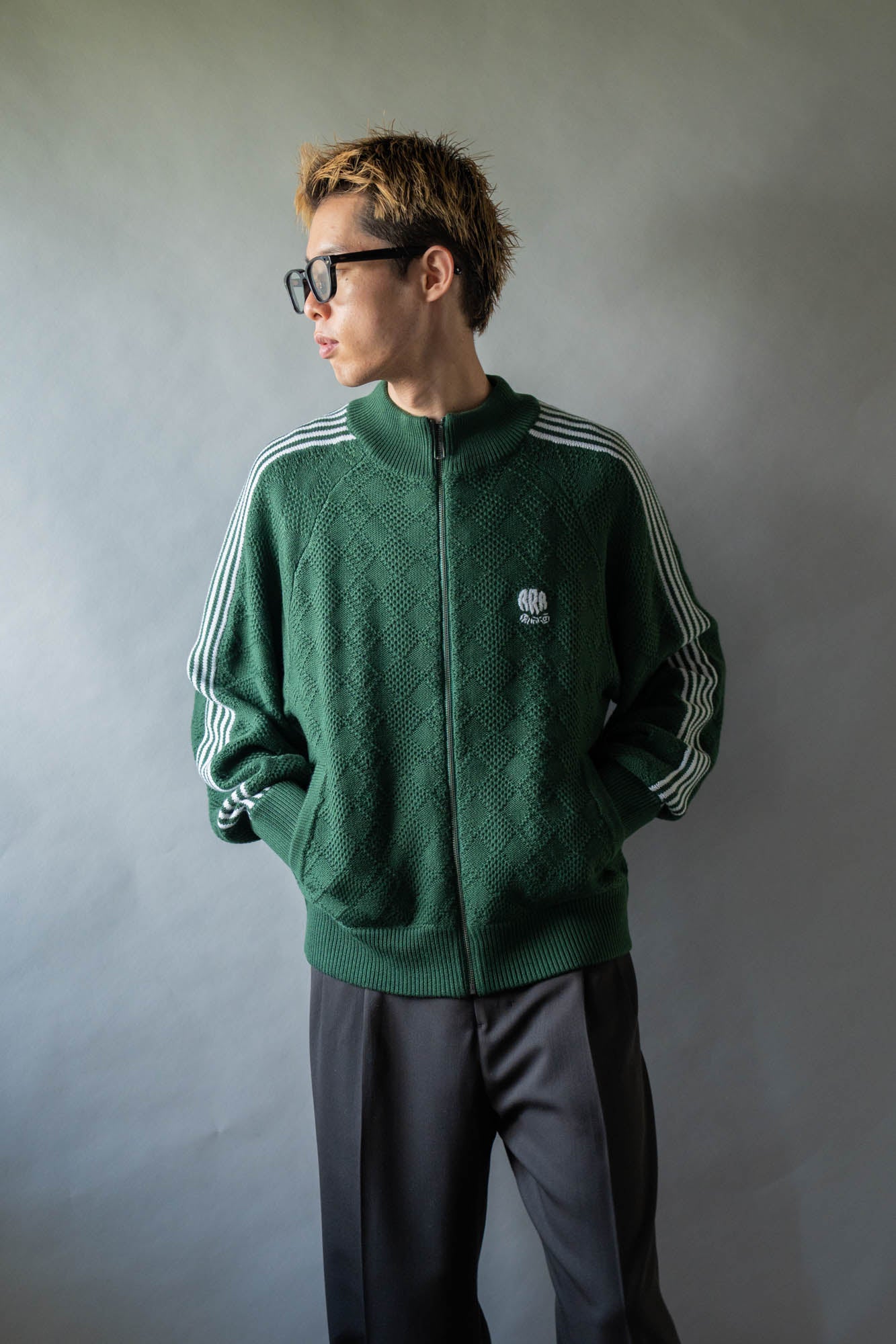 KNITTED TRAINING JACKET
