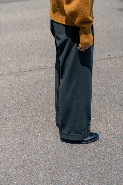 Flow Wide Turn-up Pants