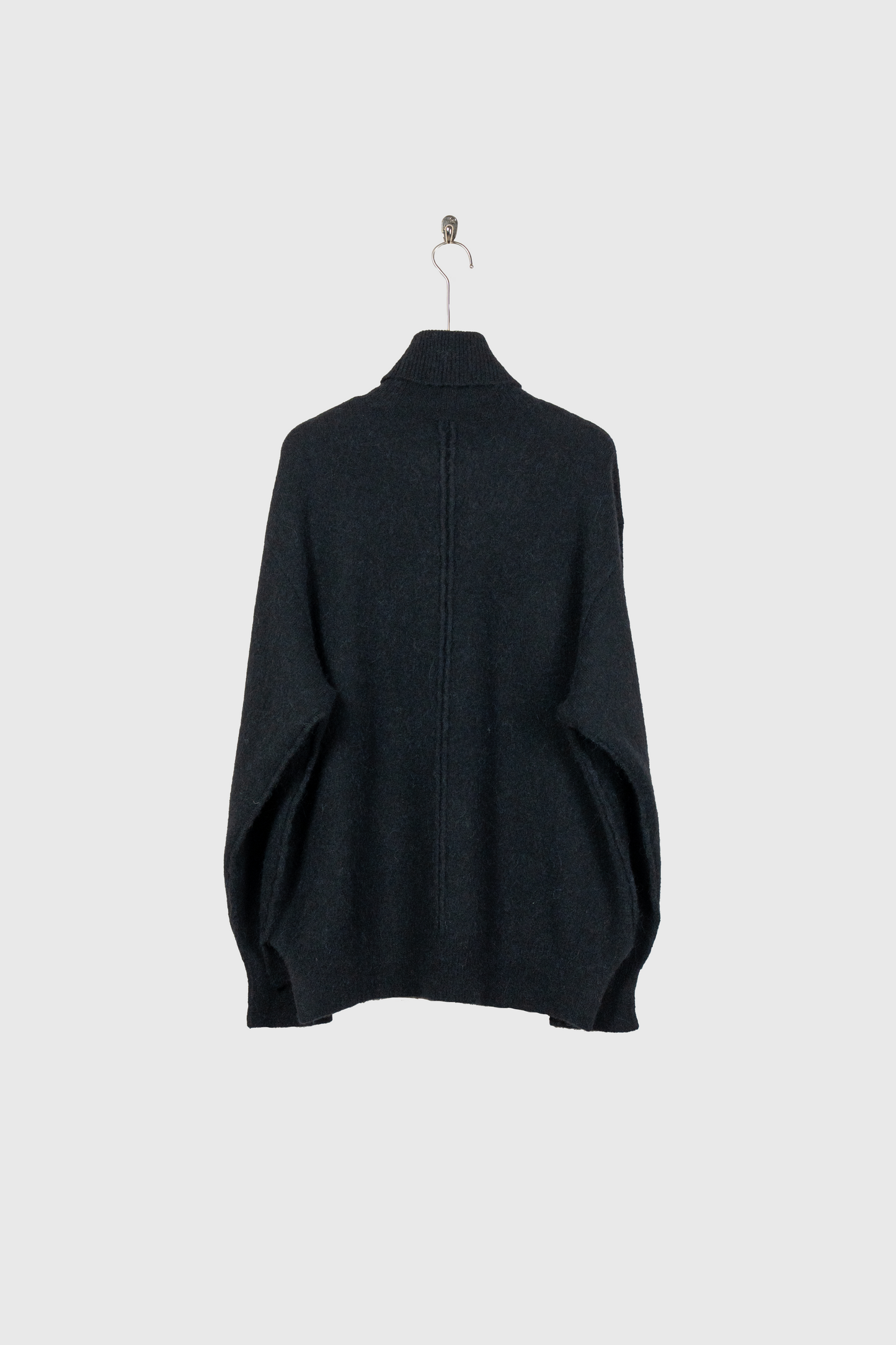 WOOL/ALPACA KNIT LOOSE TURTLE NECK PO(ST.1295)