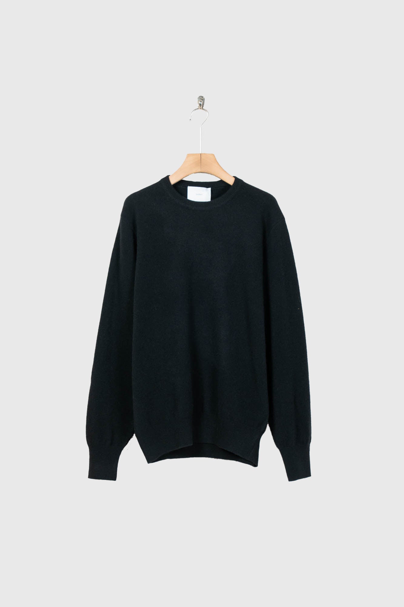 EXTRA FINE WOOL KNIT CREW NECK LS(ST.1634)