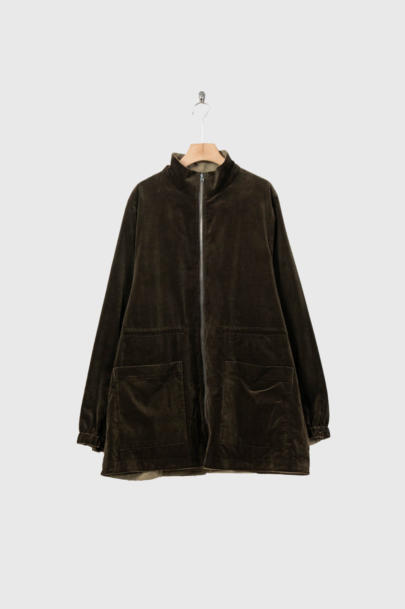 REVERSIBLE STAND-COLLAR BLOUSON