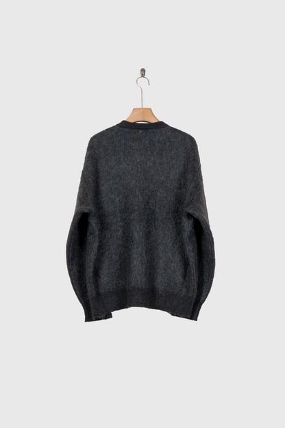 KID MOHAIR MIX JACQUARD KNIT LS(ST.1305)