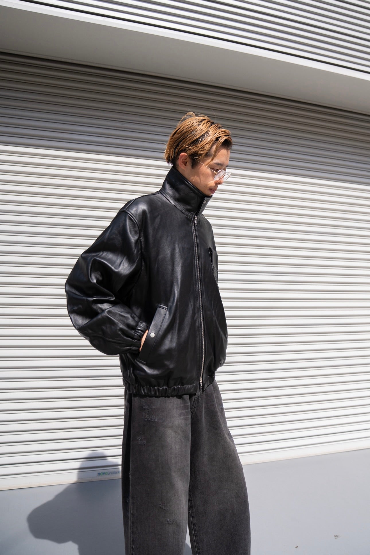 【sssteinシュタイン】SHEEP LEATHER FLIGHTJACKET ssstein/SHEEP LEATHER FLIGHT JACKET 