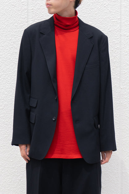 MERINO WOOL HIGH NECK L/S T-SHIRT