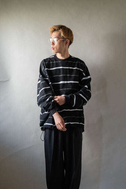 SUPER BIG STRIPE LS TEE