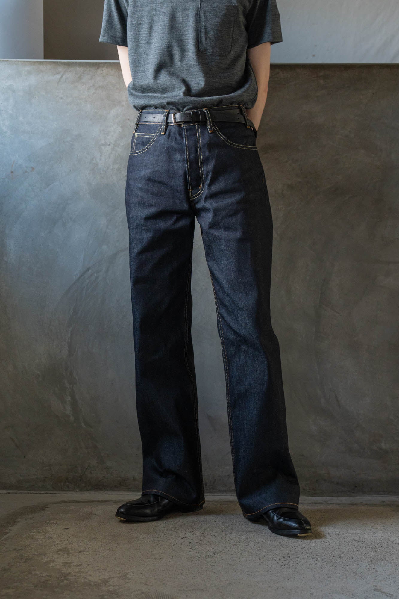 ORDINARY STRAIGHT DENIM PANTS .16 -Brando-