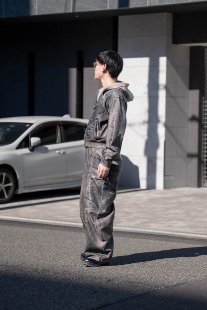 CRACKING COATED RIDERS PARKA .15