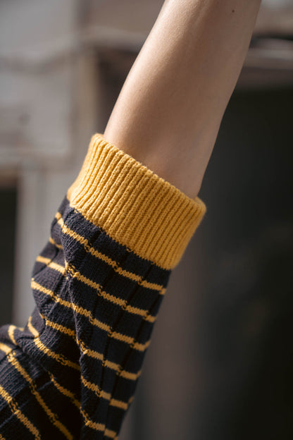 KNITTED CROPPED POLO SHIRT