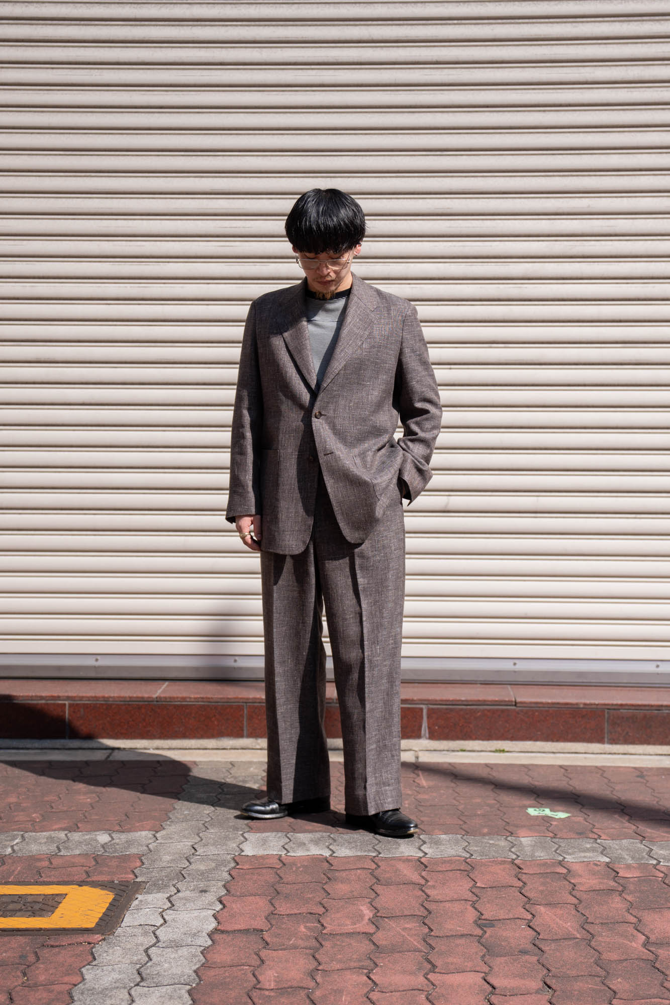 WOOL LINEN 2B JACKET