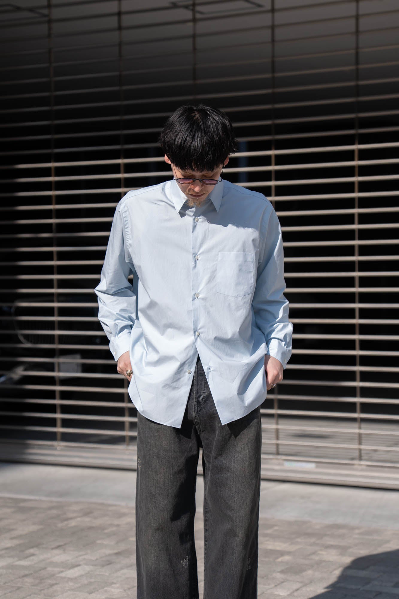 SUVIN COTTON OVERSIZED REGULAR COLLAR SHIRT(ST.1491)