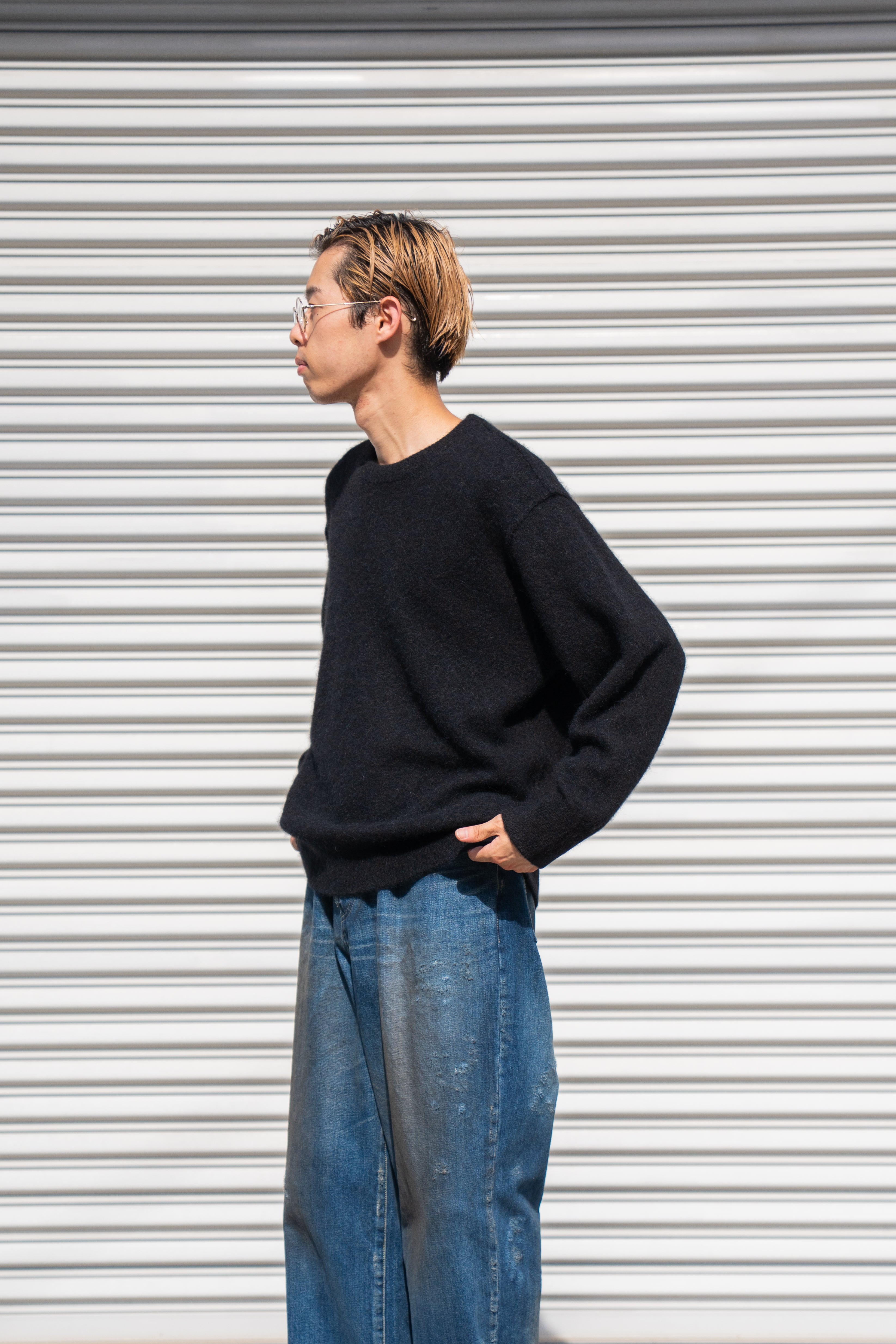 ssstein（シュタイン） 25AW - WOOL/ALPACA KNIT CREW NECK LS