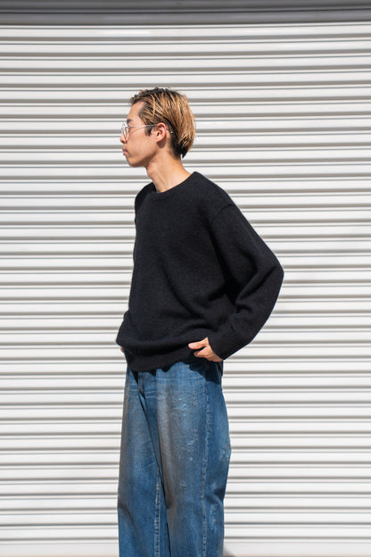 WOOL/ALPACA KNIT CREW NECK LS(ST.1294)