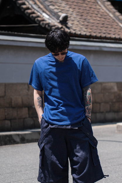 GARMENT DYED BORDER T-SHIRT