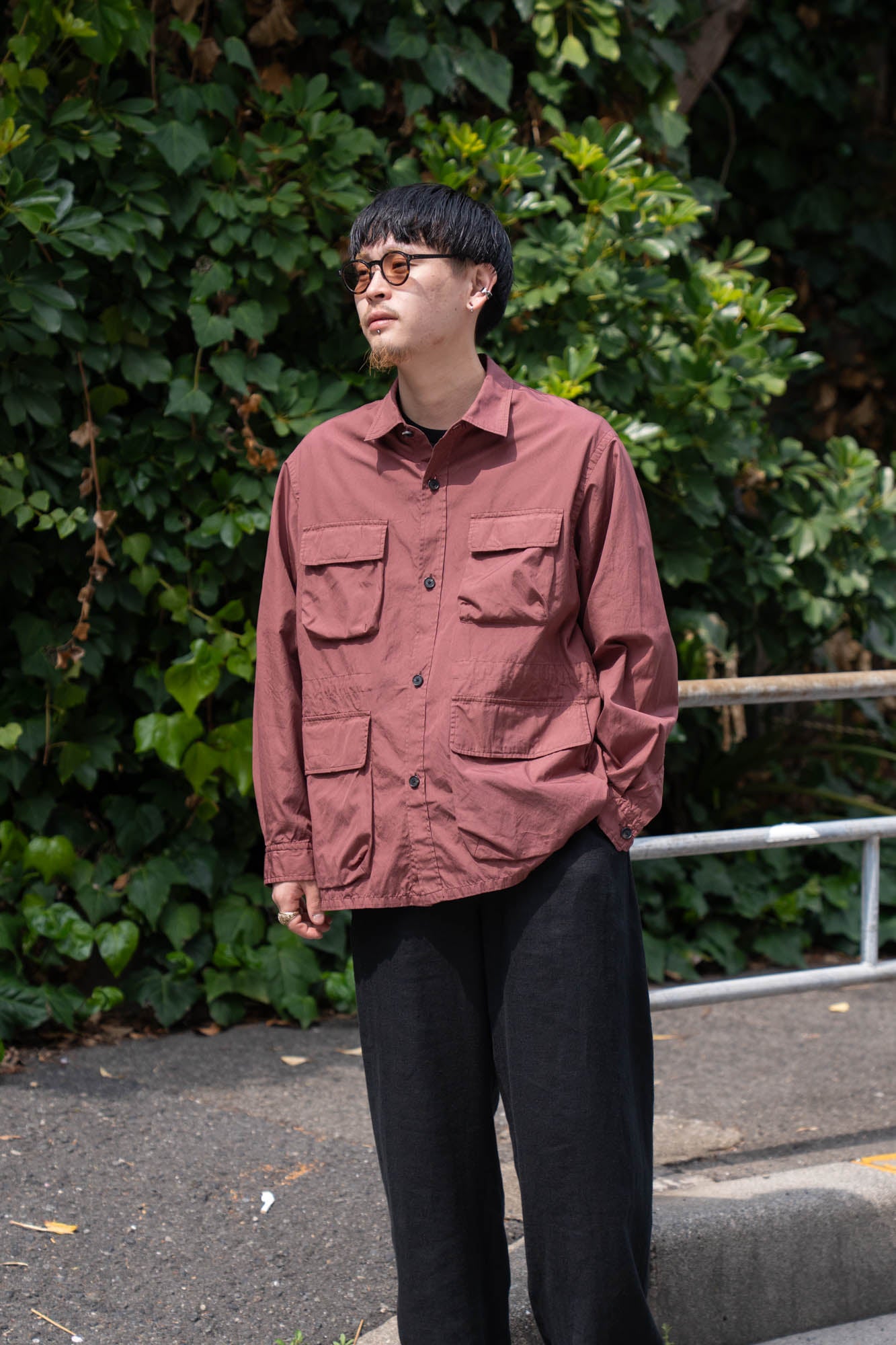 GARMENT DYE SAFARI JACKET