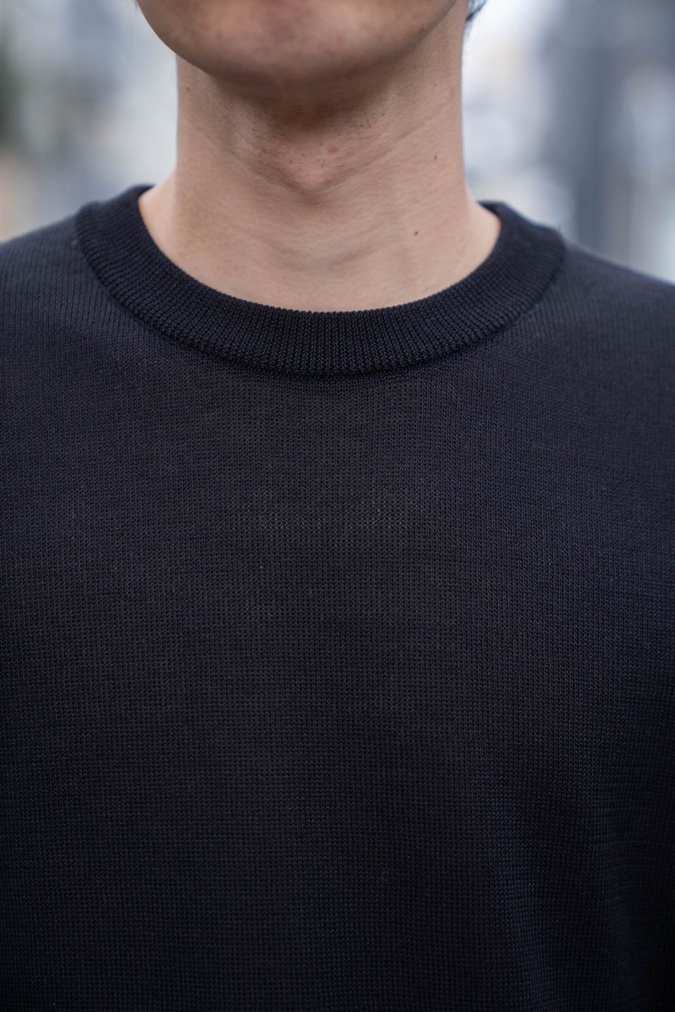 Wide knit T-Shirt