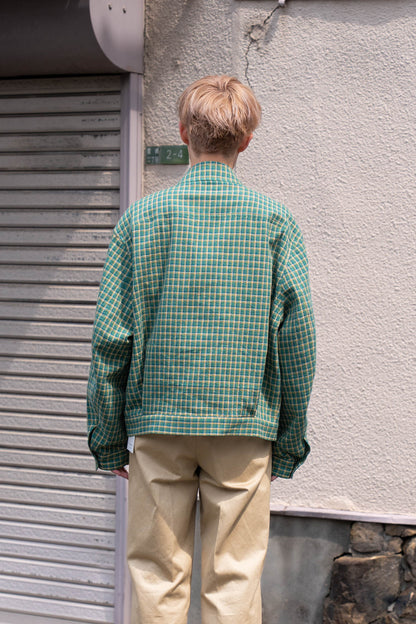 WASHED CHECK JACKET