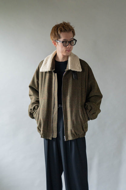DETATCHABLE COLLAR BRITISH TWEED JACKET(ST.1577)