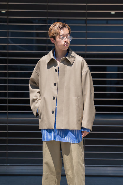 WOOL OVERSIZE SHORT COAT