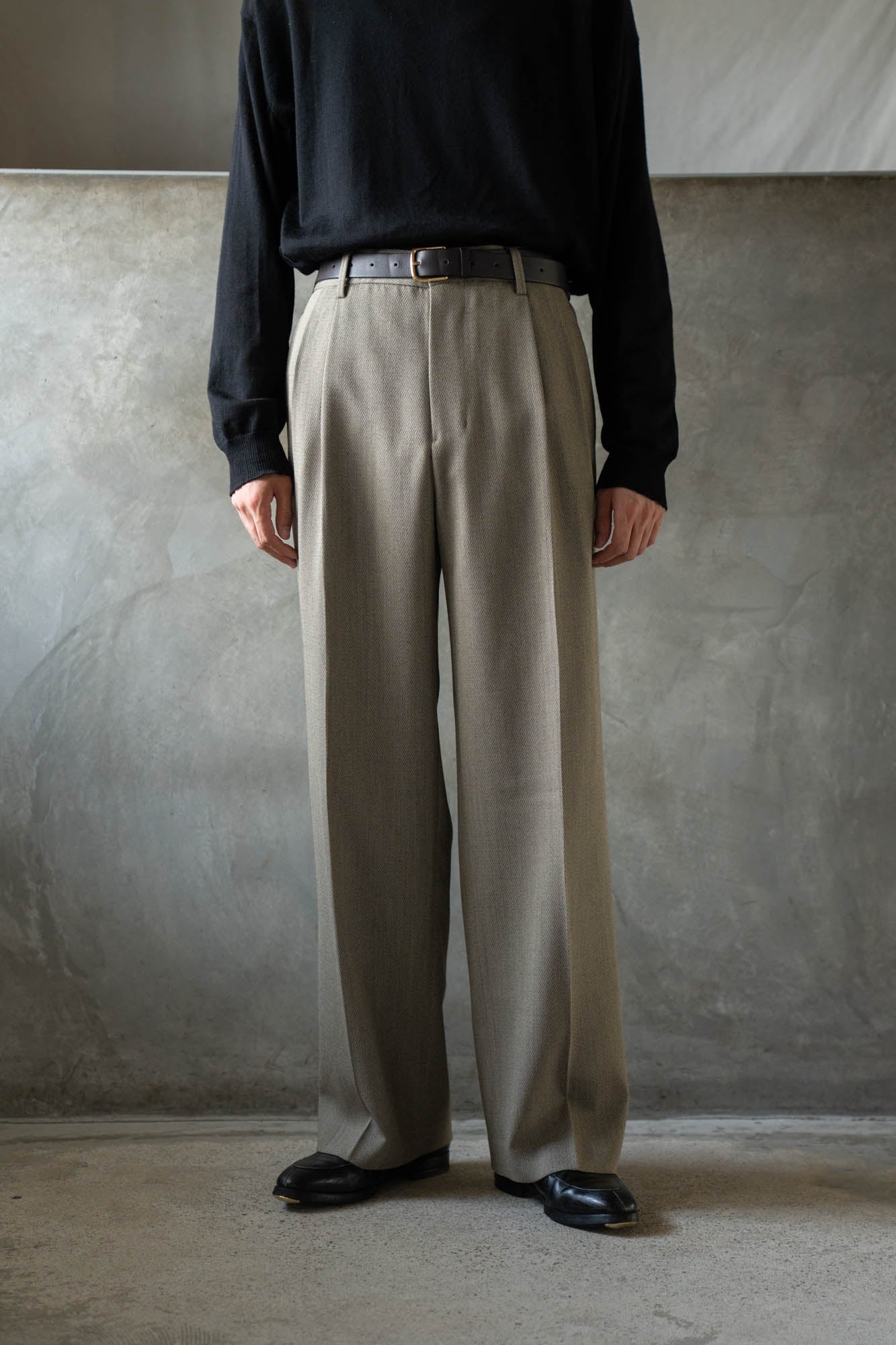 TWO-TUCKS WIDE TROUSERS| パンツ IRENISA（イレニサ）公式通販サイト