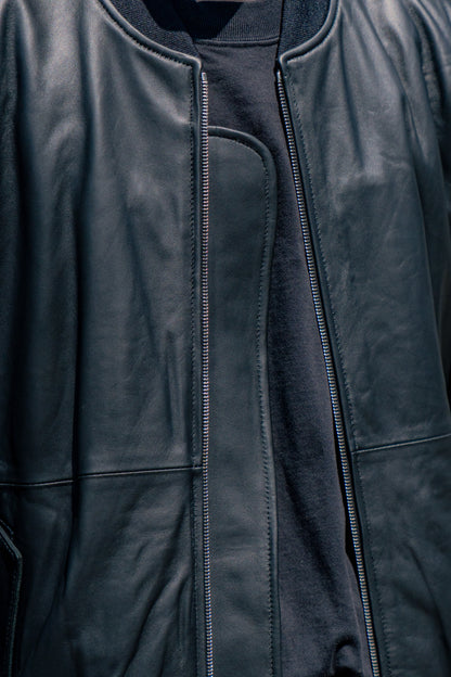 LEATHER FLIGHT JACKET