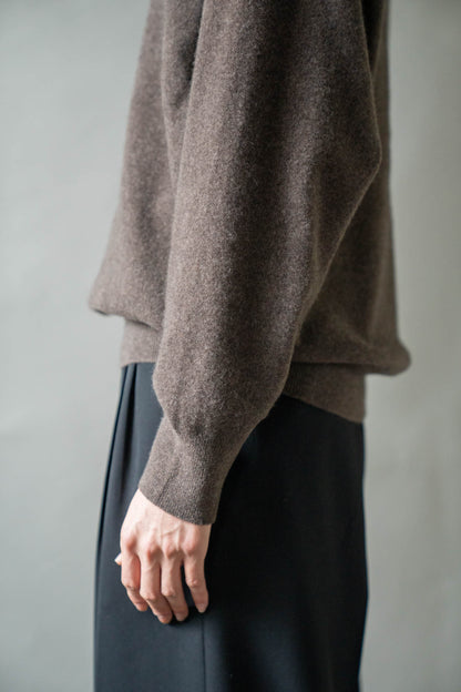 EXTRA FINE WOOL KNIT CREW NECK LS(ST.1634)