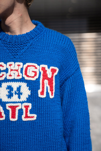 HAND KNITTING SWAETSHIRT