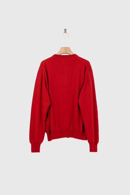CASHMERE CREW NECK CARDIGAN .16