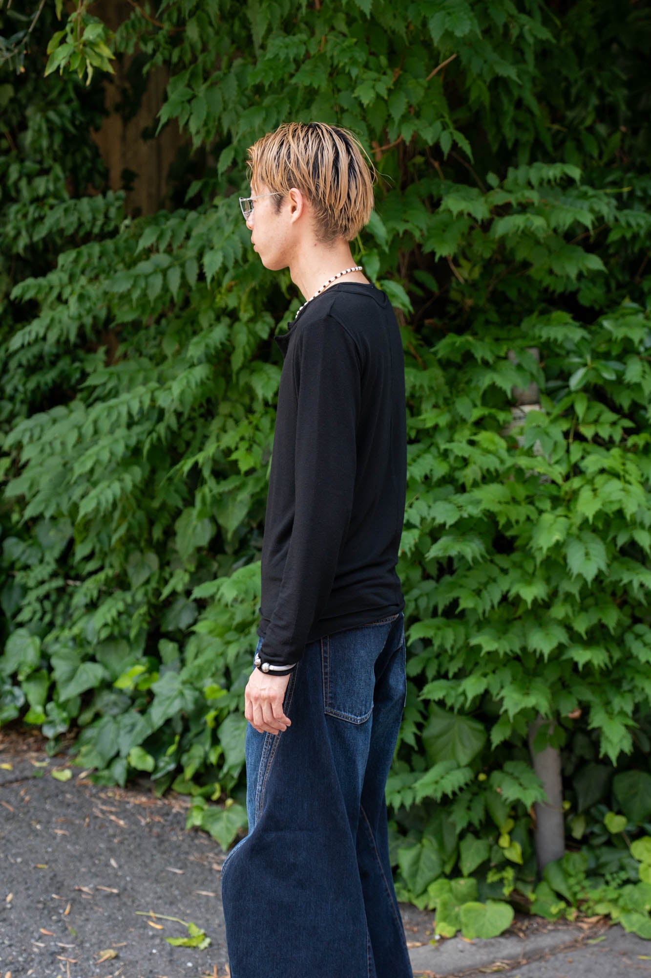 LAYERED HENLEY-NECK SHIRT .16