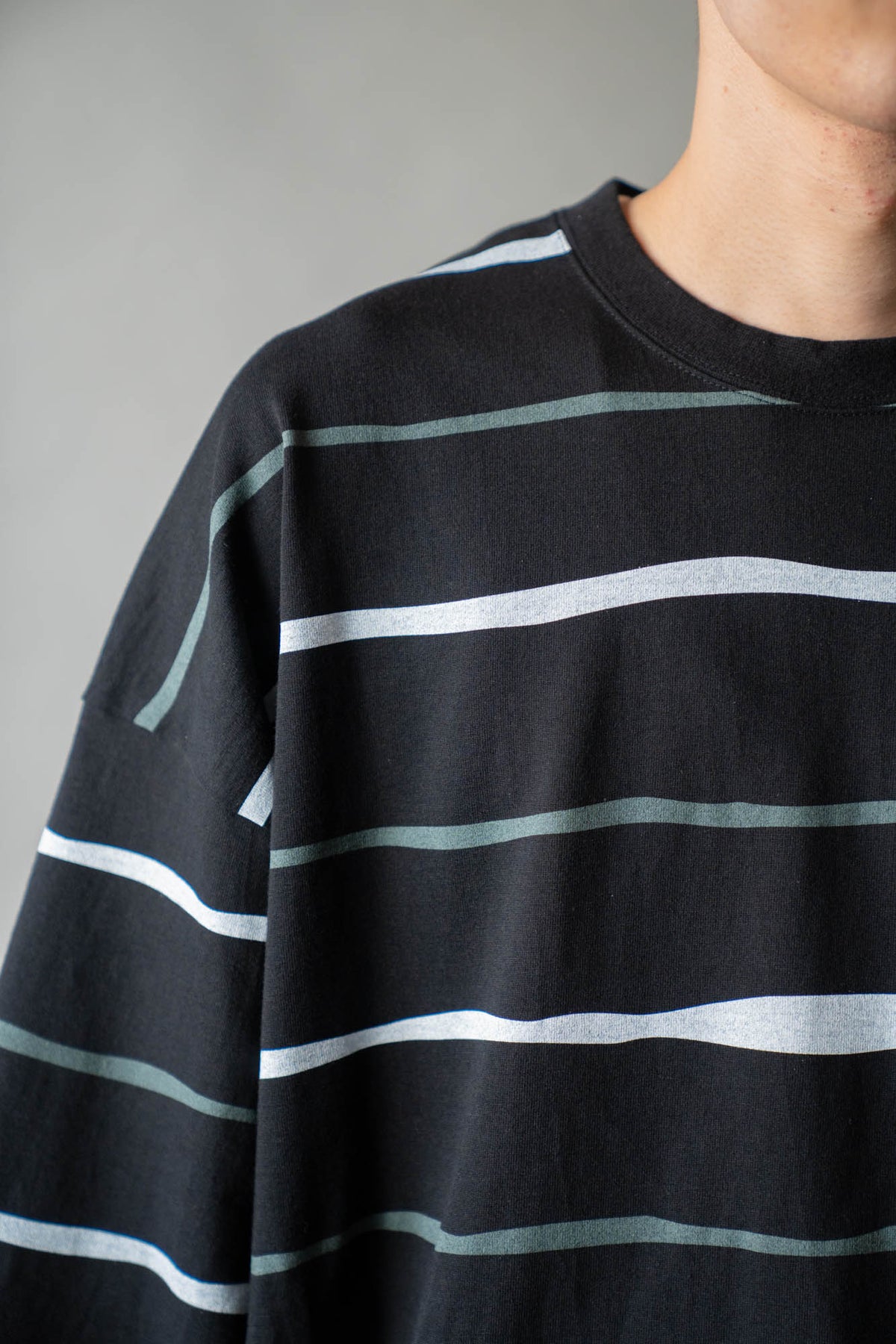 SUPER BIG STRIPE LS TEE