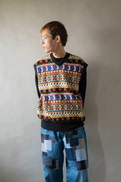 Jacquarded Slope Vest