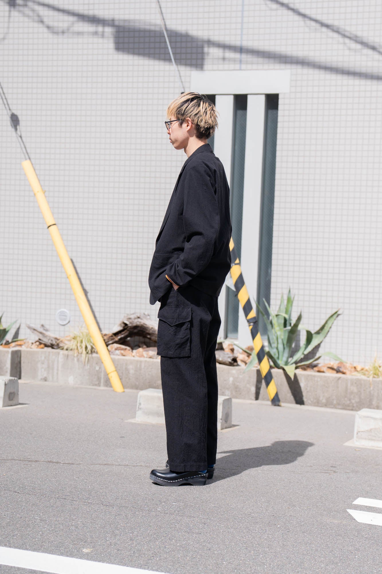 Silk/Cotton Nep Cardigan Jacket