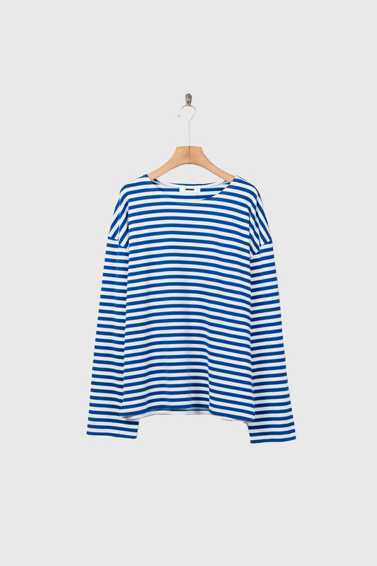 BORDER LONG T SHIRT