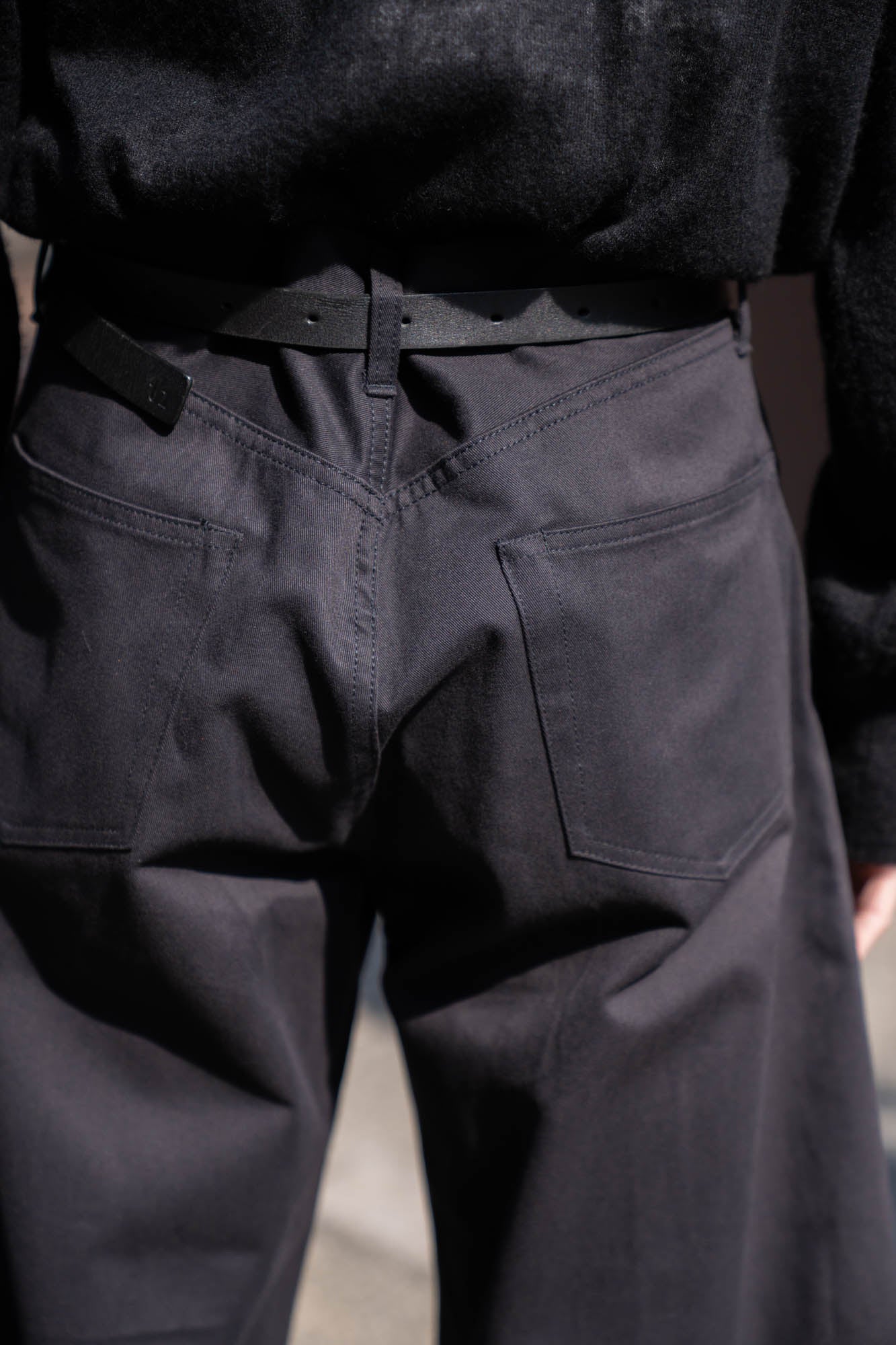 DEFORMATION WIDE COTTON PANTS(ST.1390)