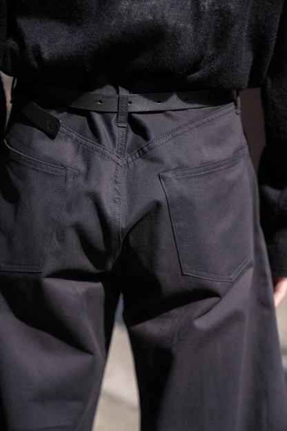 DEFORMATION WIDE COTTON PANTS(ST.1390)