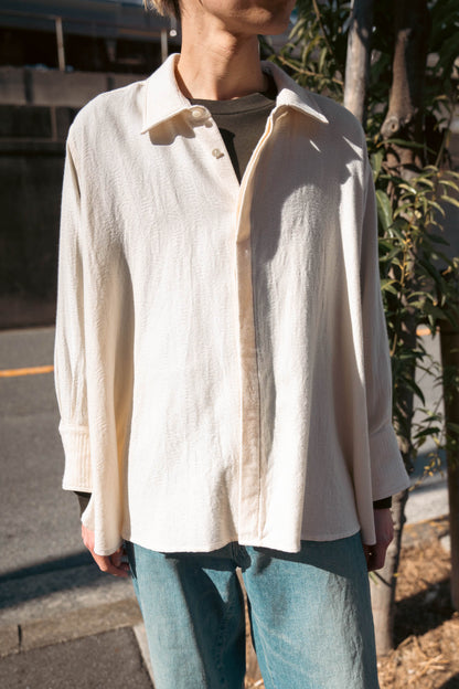Draped Shirt-Jacket in KP