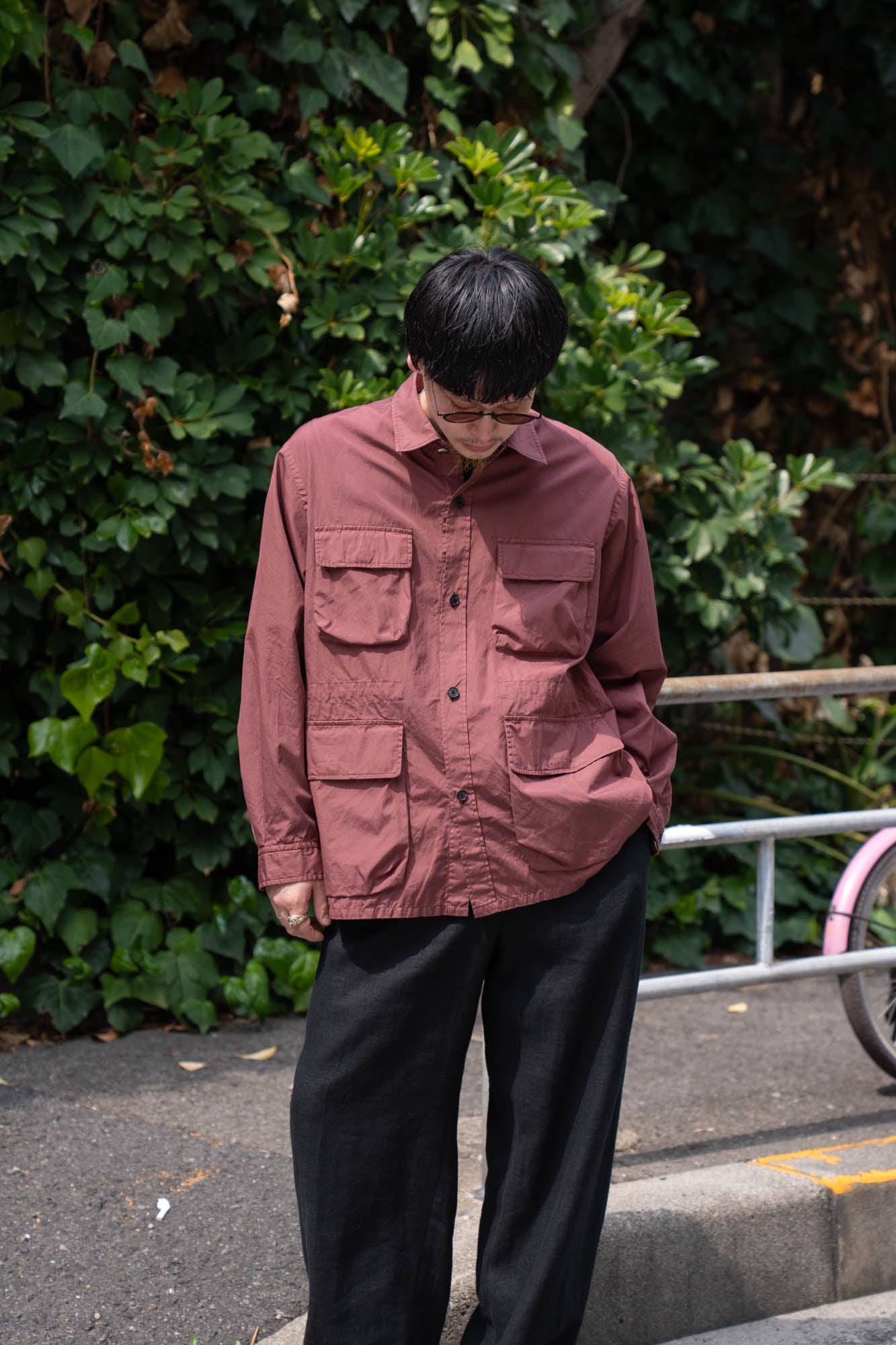 GARMENT DYE SAFARI JACKET
