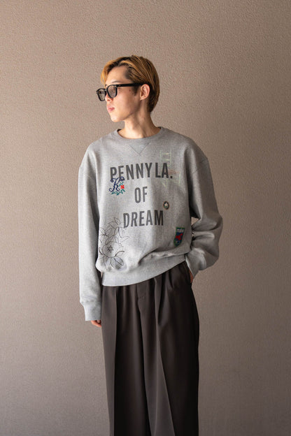 Hand-stitched sweatshirt