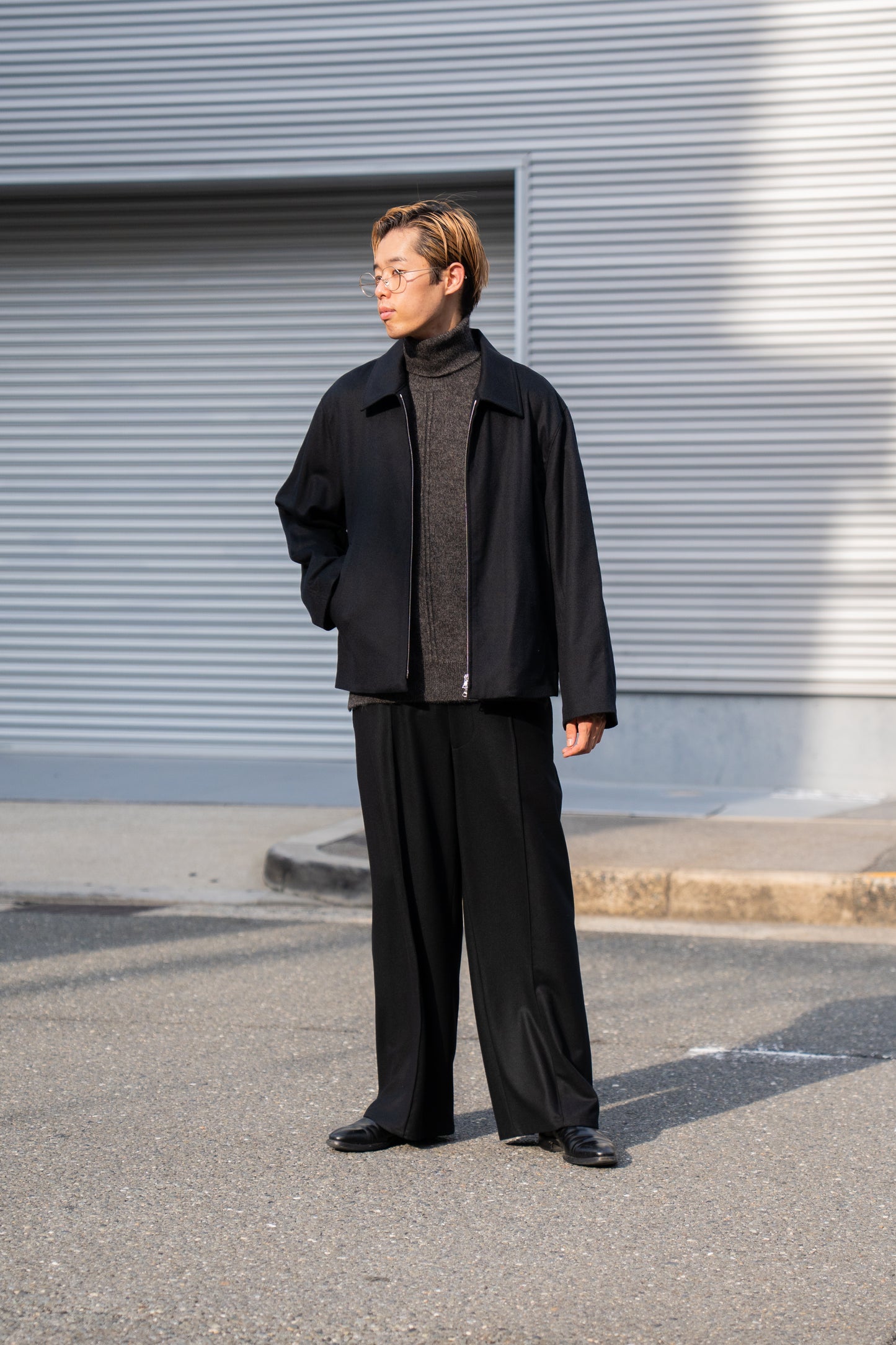 W/CA BEAVER ZIP SHORT JACKET(ST.1228)