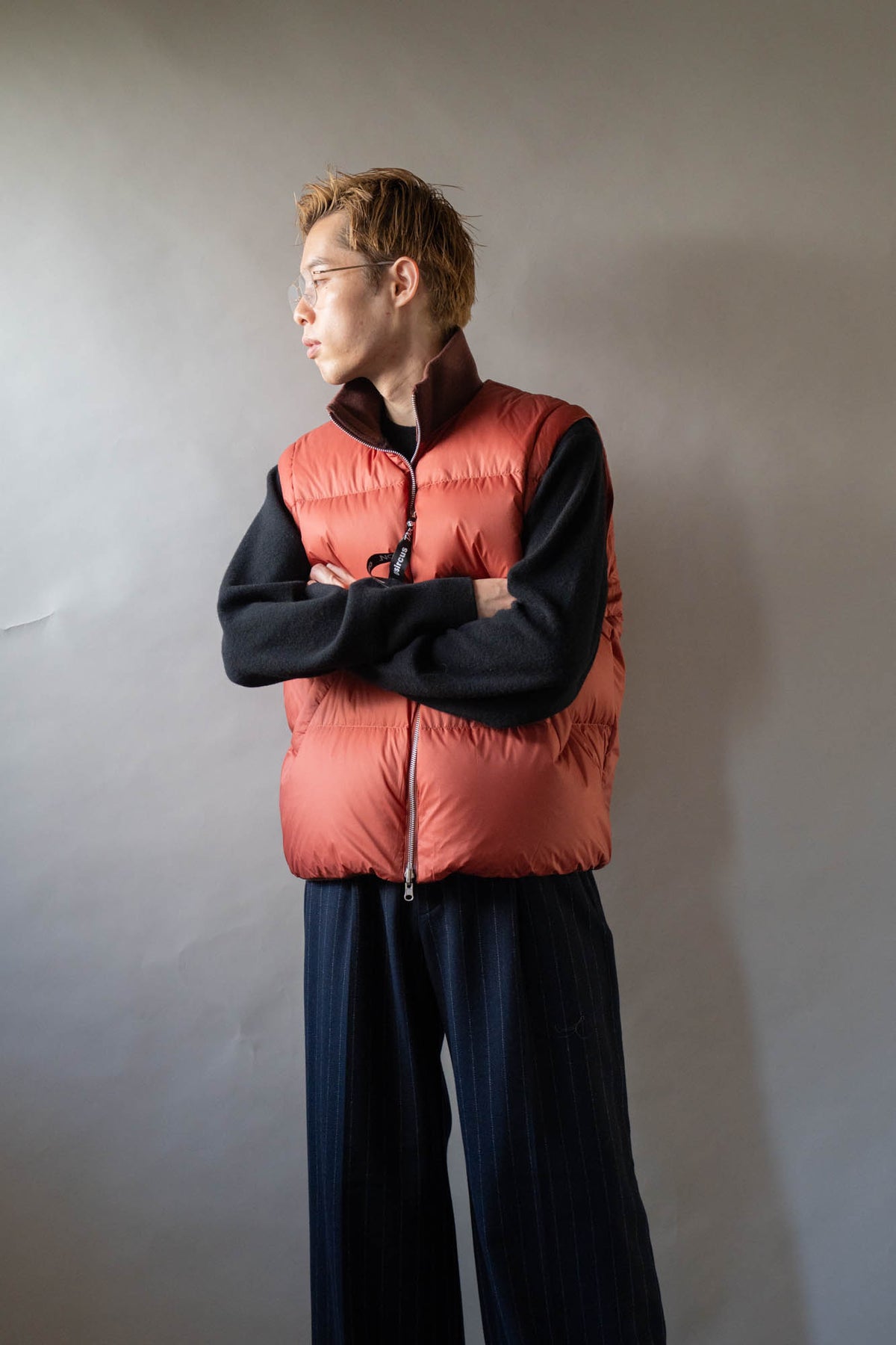 08sircus × TAION Down detachable bomber reversible
