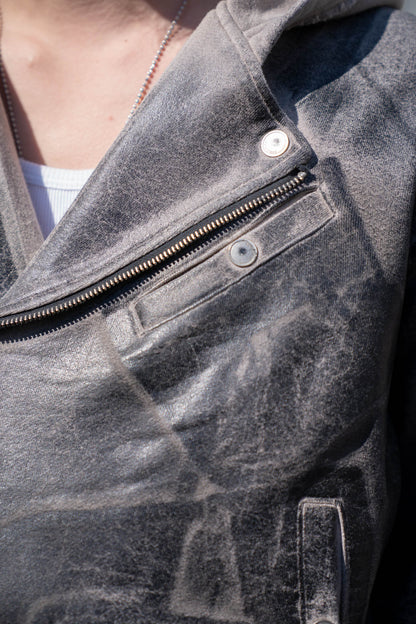 CRACKING COATED RIDERS PARKA .15