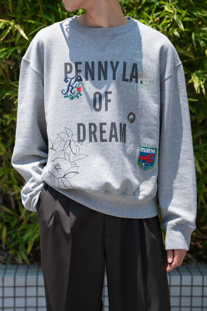 Hand-stitched sweatshirt